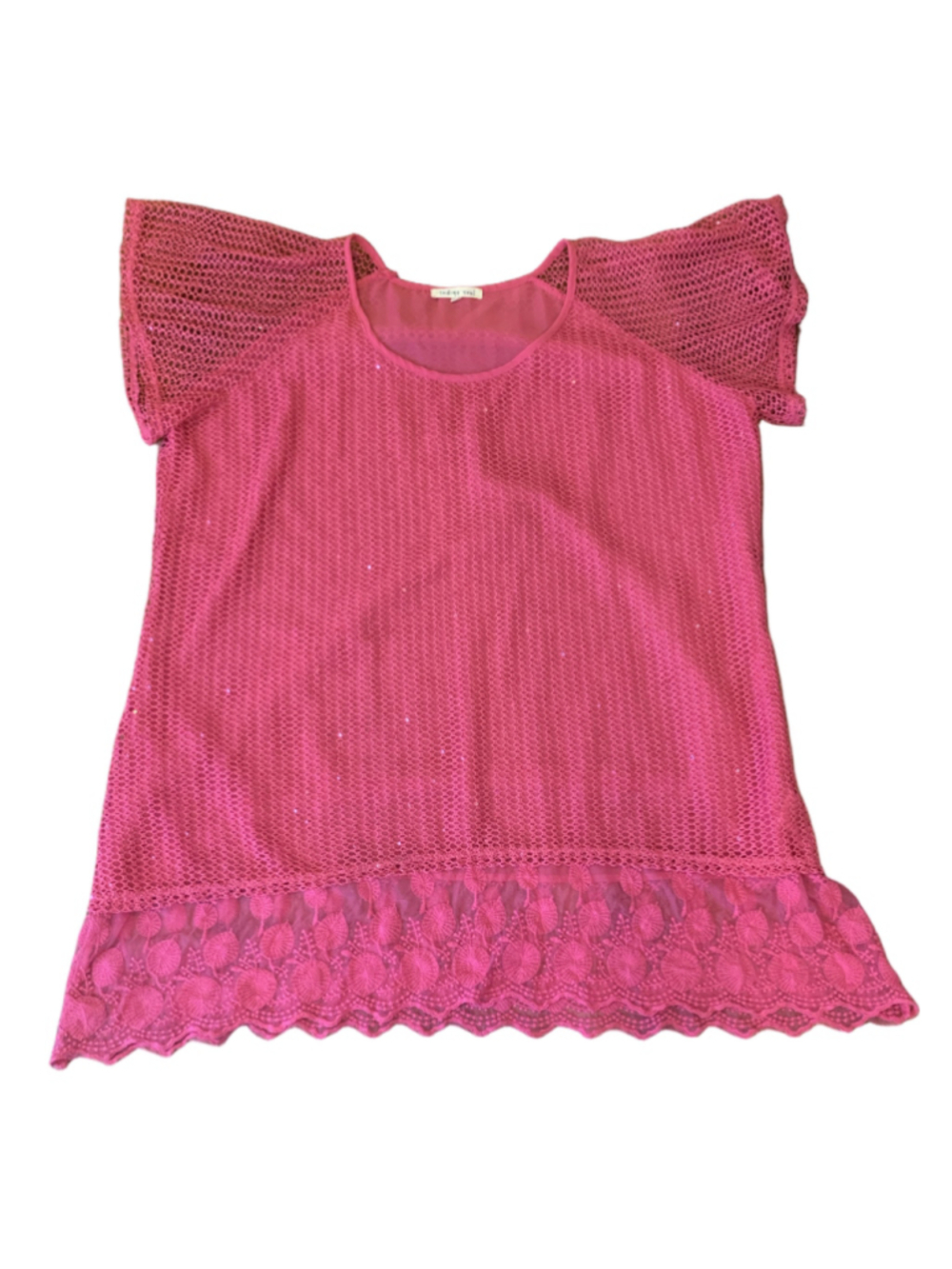 Indigo Soul Top 2XL Hot Pink Fuchsia